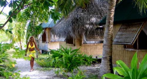 Pension Tetamanu Village : Hébergement